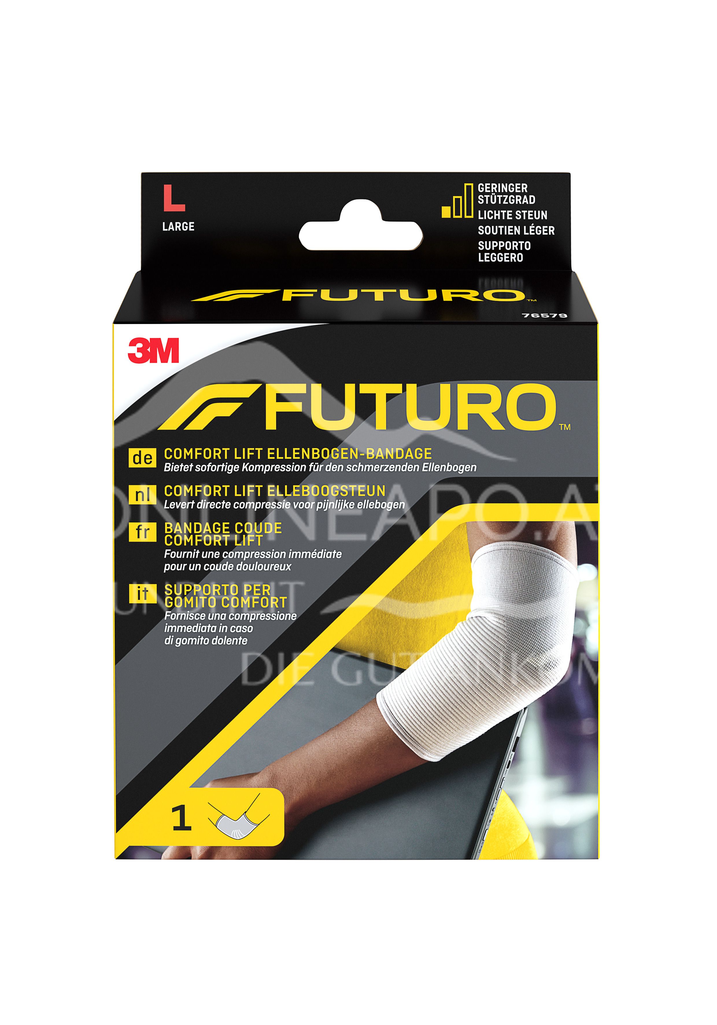 3M FUTURO™ Comfort Lift Ellenbogen-Bandage 76579, L (28.0 - 30.5 cm)