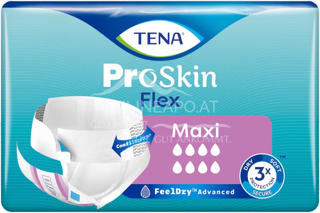 TENA ProSkin Flex Maxi incontinence pad with waistband