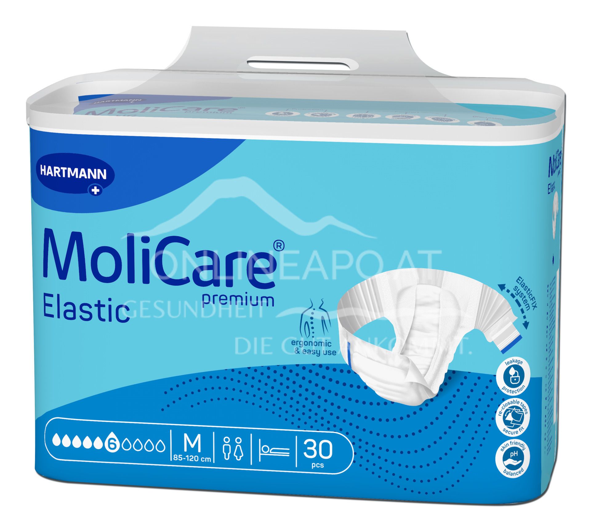 MoliCare® Premium Elastic 10 drops incontinence briefs Medium