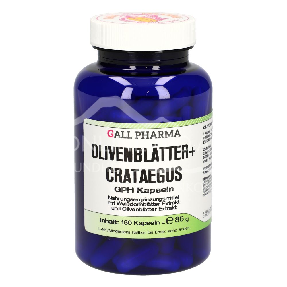 Gall Pharma Olive Leaves + Crataegus Capsules