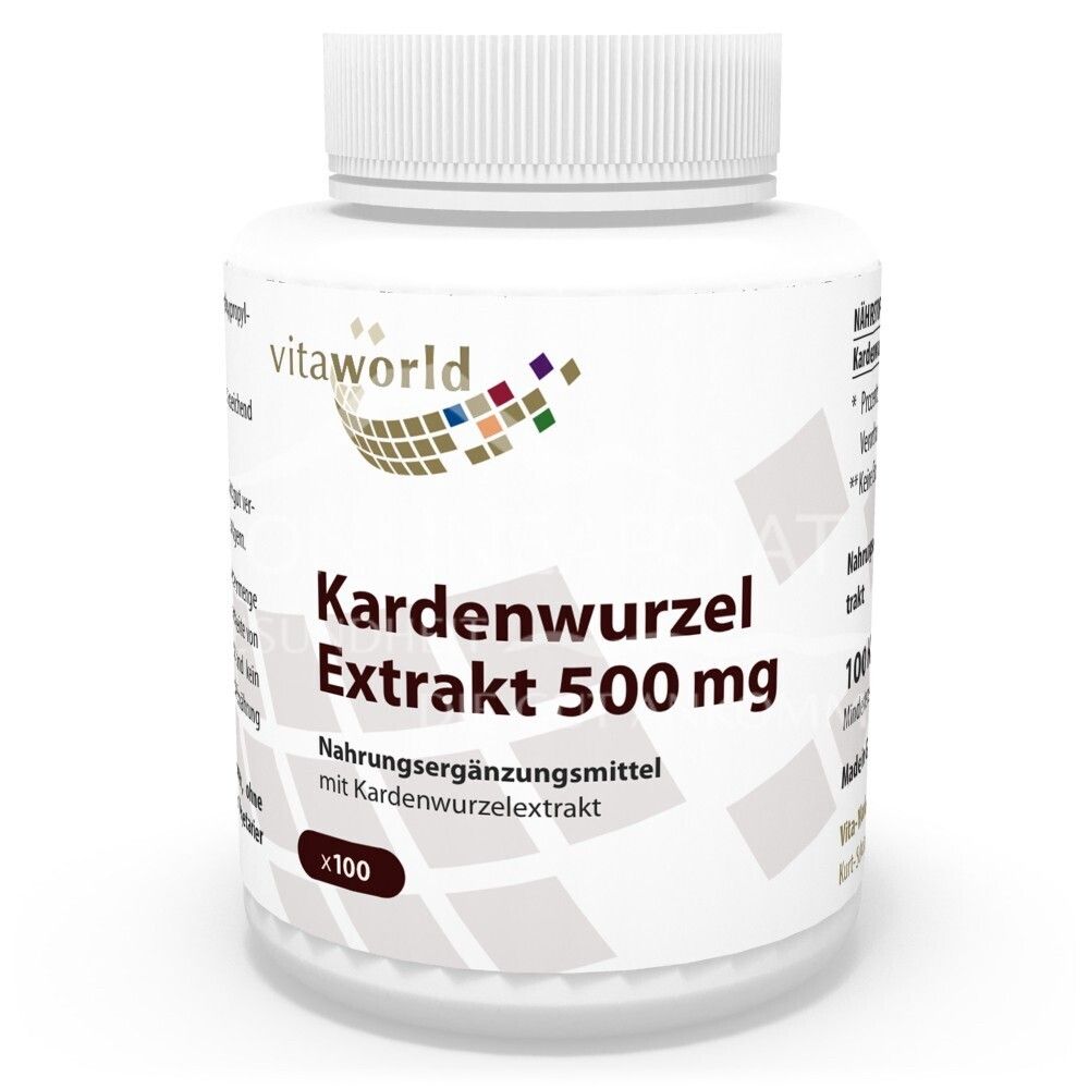 Vitalworld Kardenwurzel Extrakt 500 mg Kapseln