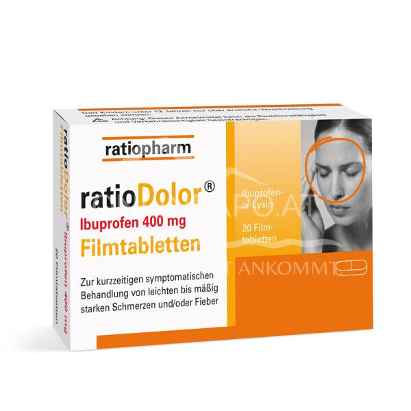 ratioDolor® Ibuprofen 400 mg Filmtabletten