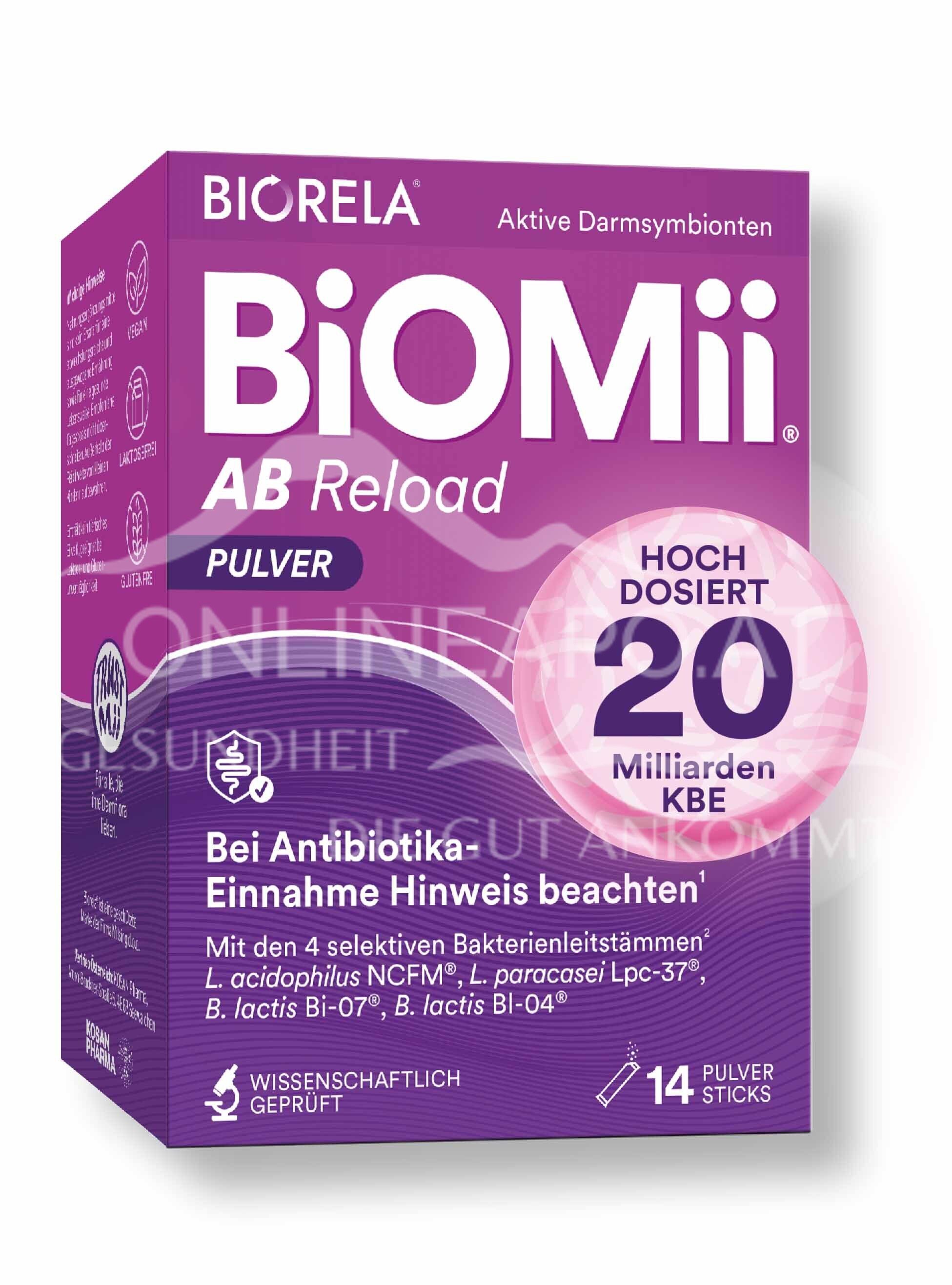BIORELA® BiOmii® AB Reload Pulver-Sticks