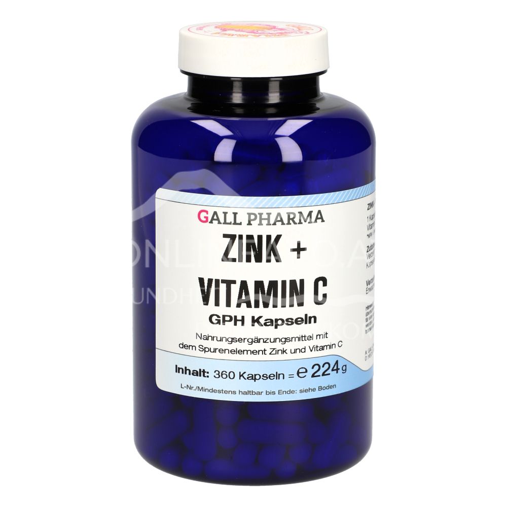 Gall Pharma Zinc + Vitamin C Capsules