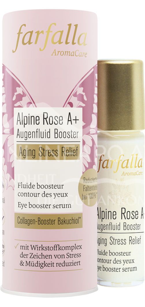Farfalla Alpine Rose A+ Augenfluid Booster, Aging Stress Relief