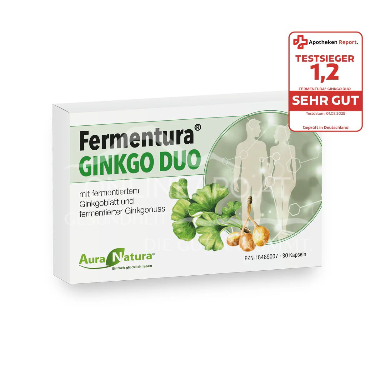 AuraNatura® Fermentura® Ginkgo Duo Kapseln