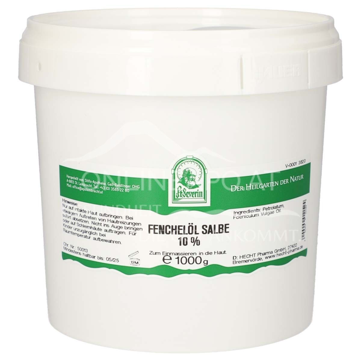 Father Severin Fennel Oil Ointment 10%