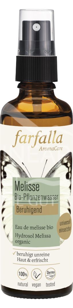 Farfalla Melissa, organic plant water, calming