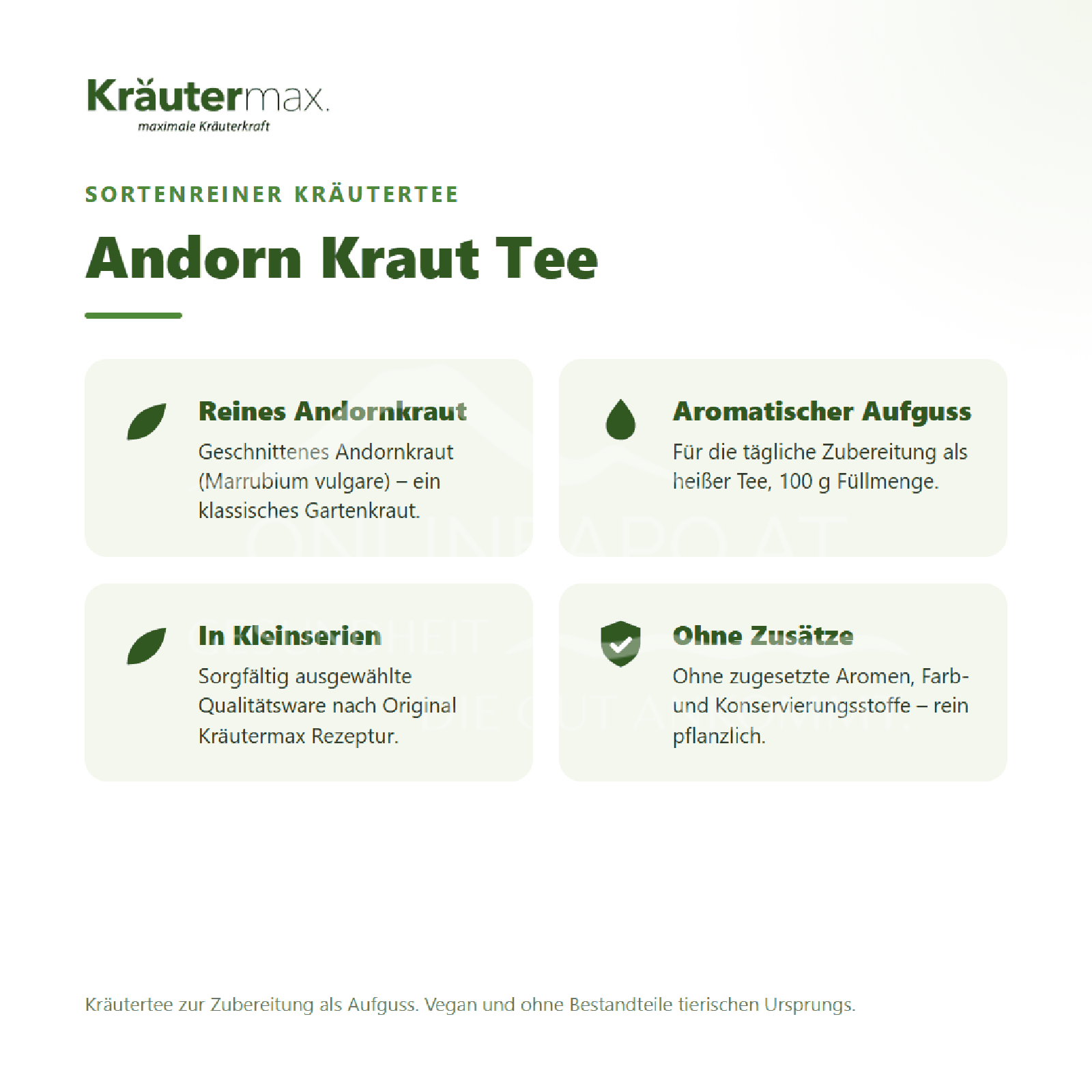 Kräutermax Andorn Kraut Tee