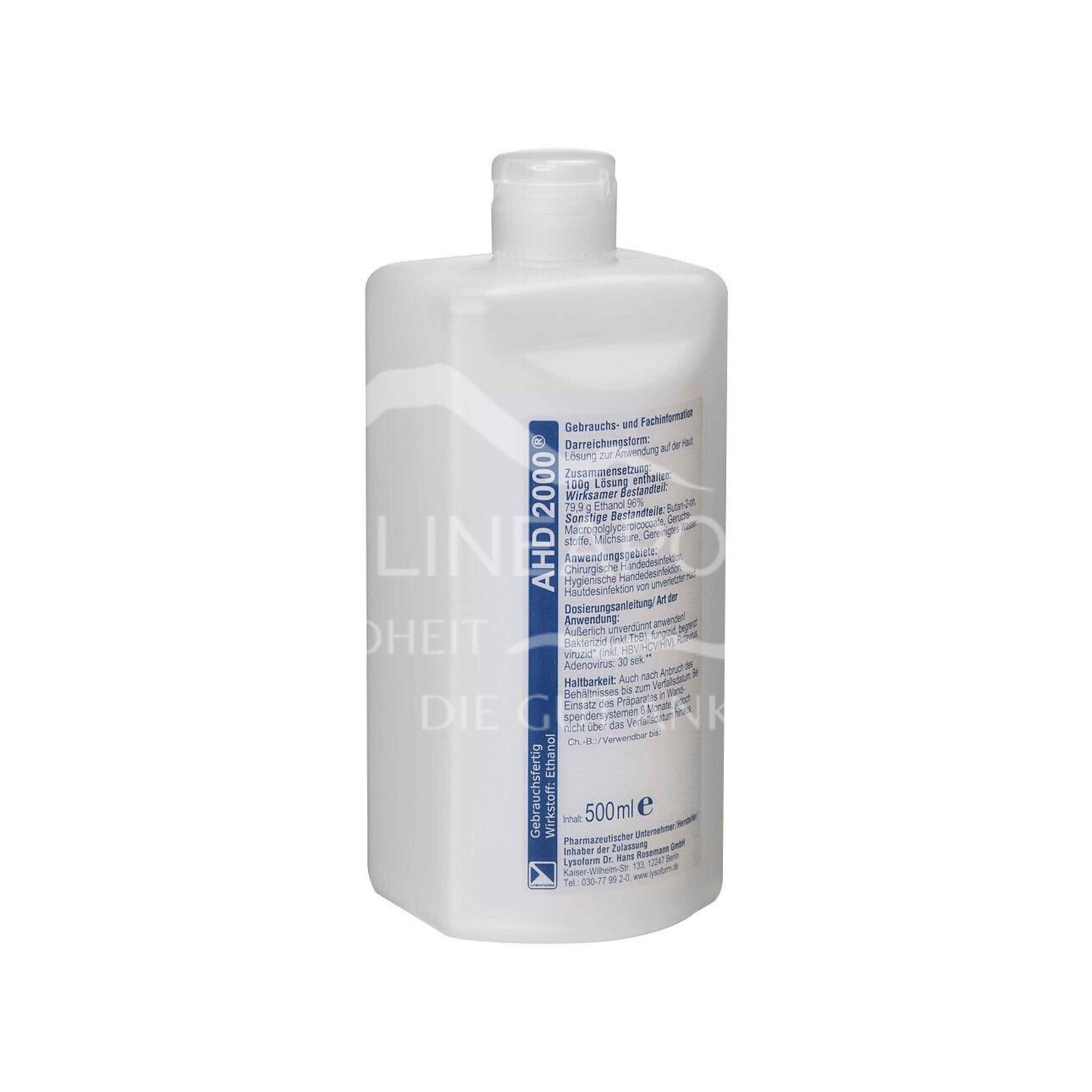 Lysoform AHD 2000® Alkoholisches Hände- und Haut-Desinfektionsmittel