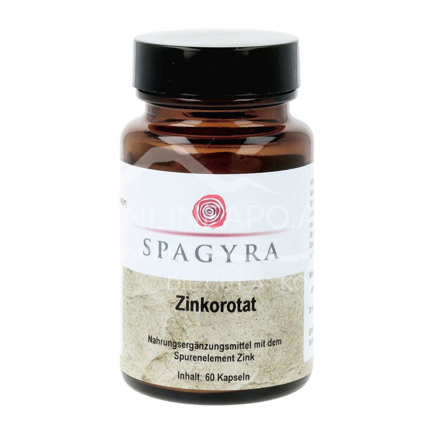 Spagyra zinc orotate 100 mg capsules