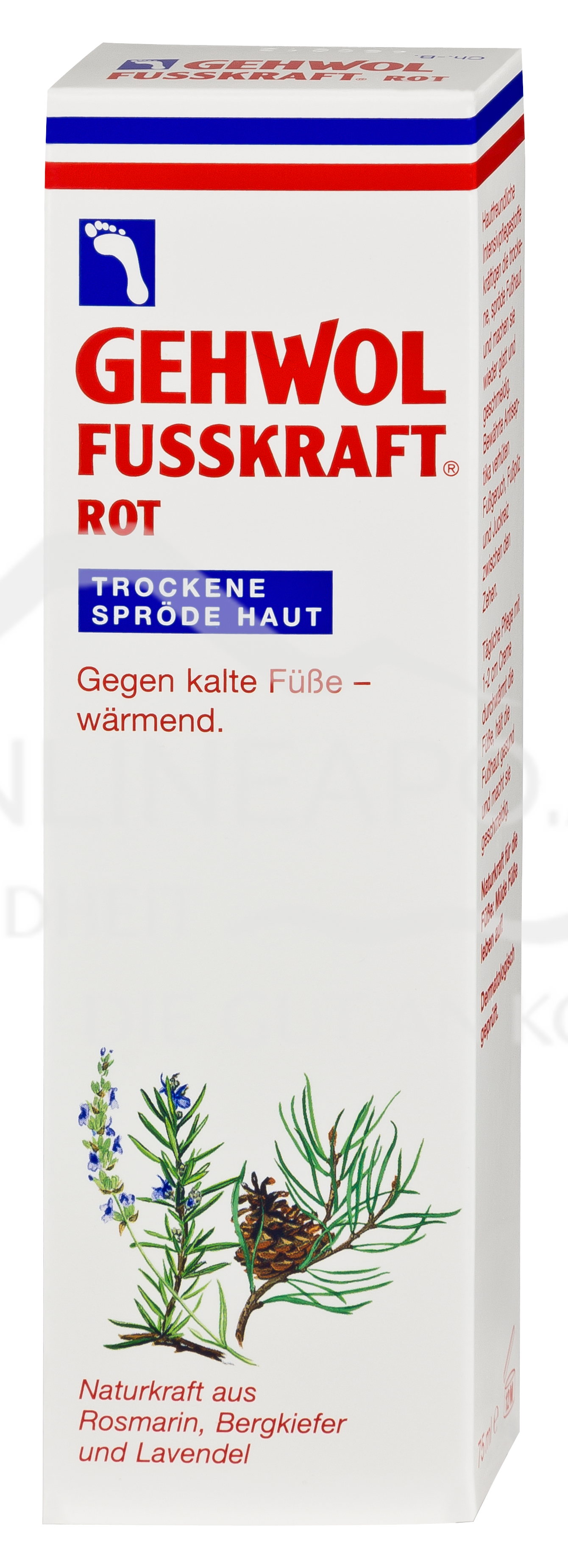 GEHWOL® FUSSKRAFT ROT, dry brittle skin