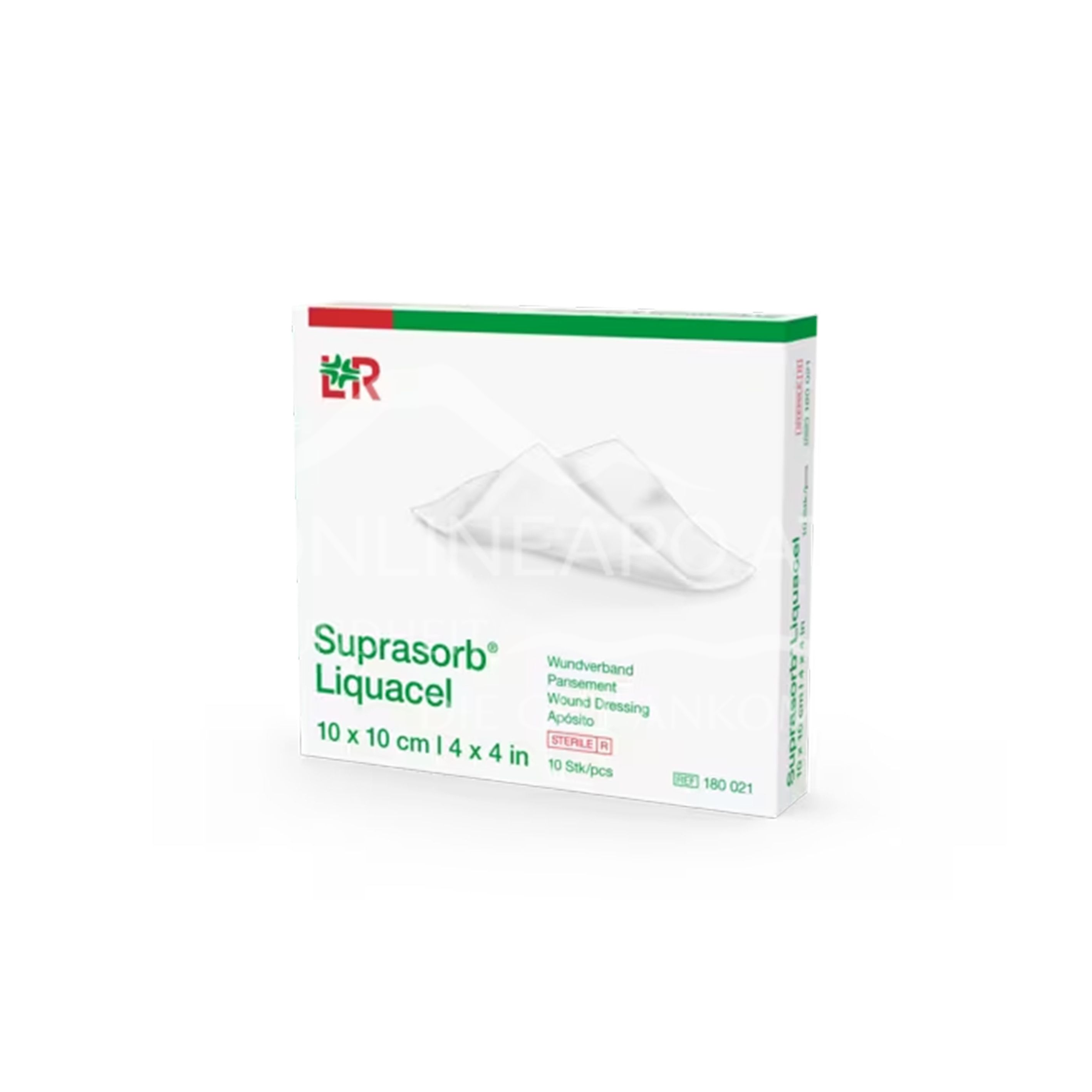 Suprasorb® Liquacel Hydroaktiver Faserverband steril, 10 x 10 cm