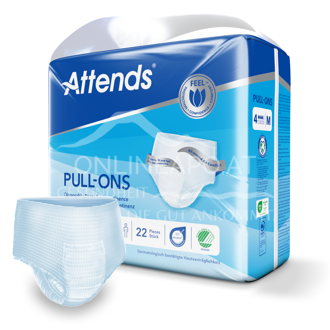 Attends Pull-Ons 4 M Einmalhosen