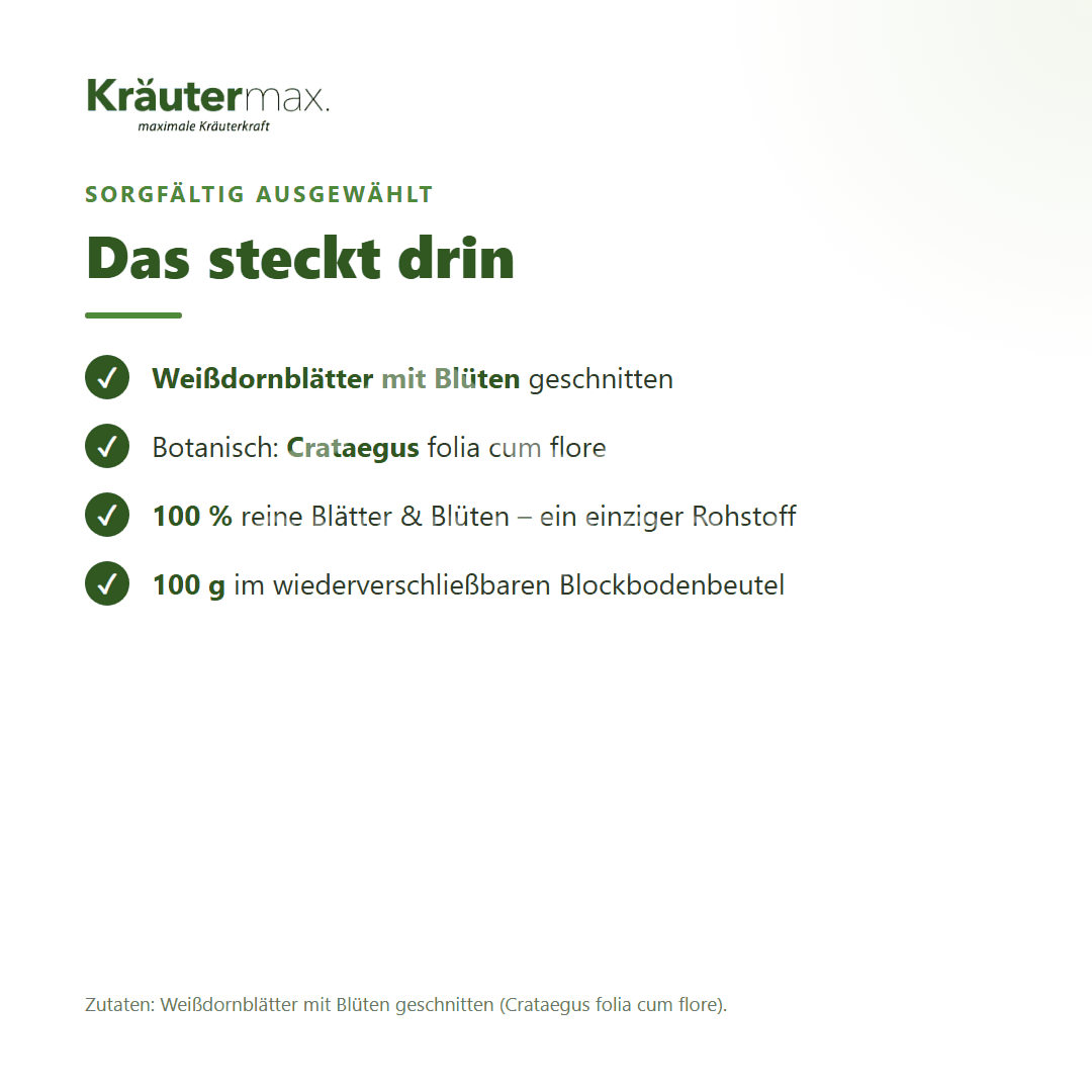 Kräutermax Weissdorn Tee