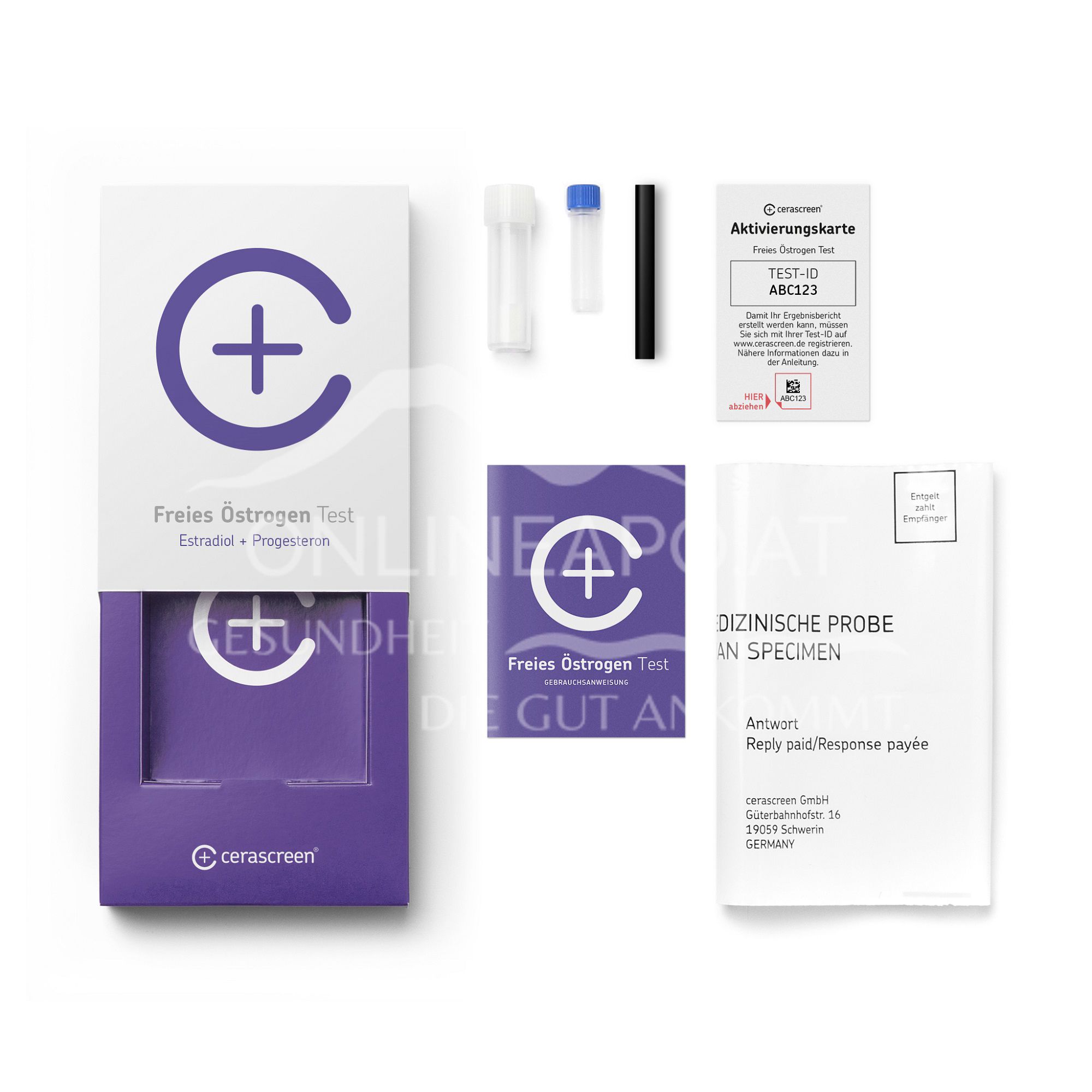 Cerascreen® Freies Östrogen Test