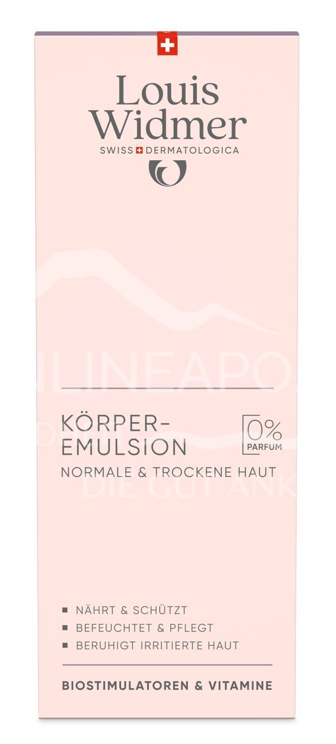 Louis Widmer Körperemulsion - ohne Parfum