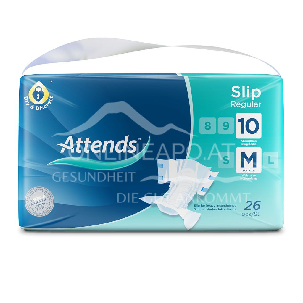 Attends Slip Regular 10 M - Incontinence briefs