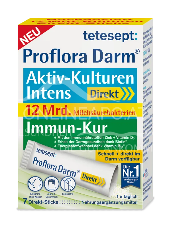 tetesept Proflora Darm® Aktiv-Kulturen Intens Direkt Sticks