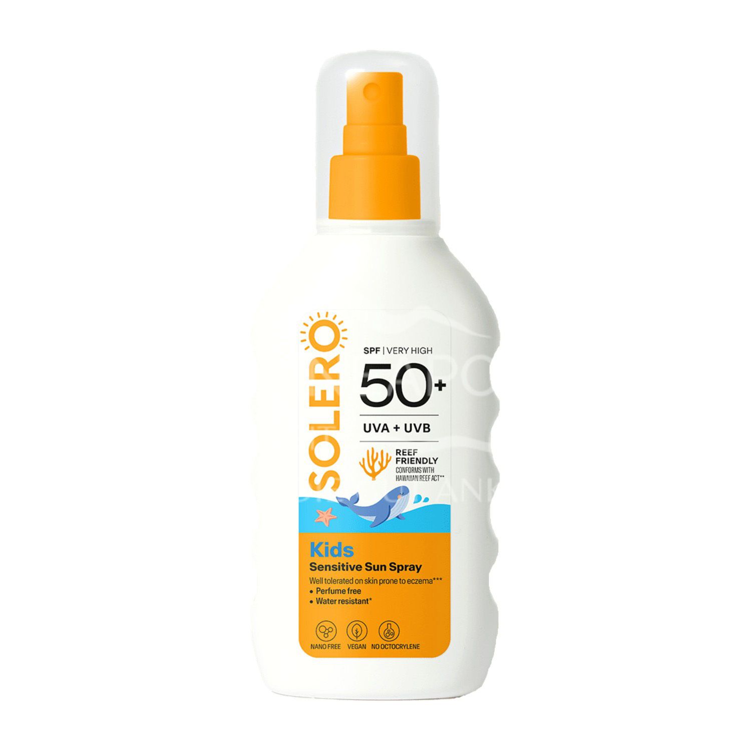 SOLERO SPF50+ Kinder Sonnenspray Sensitiv