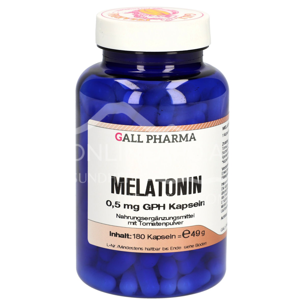 Gall Pharma Melatonin 0,5 mg Kapseln