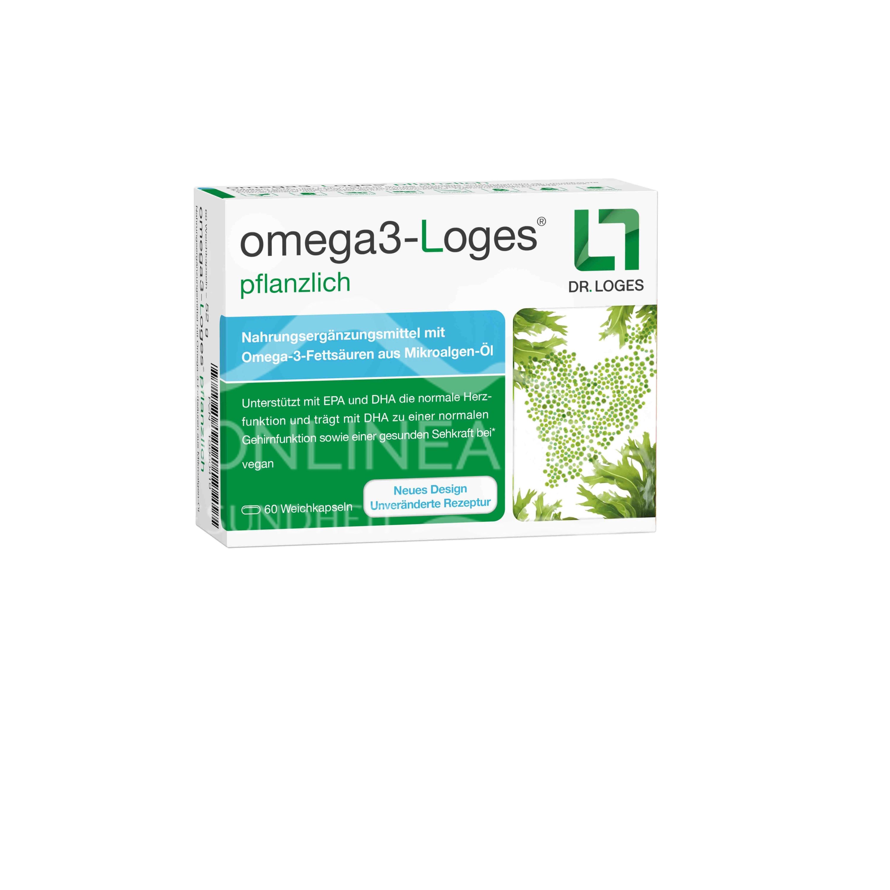 omega3-Loges® pflanzlich Kapseln