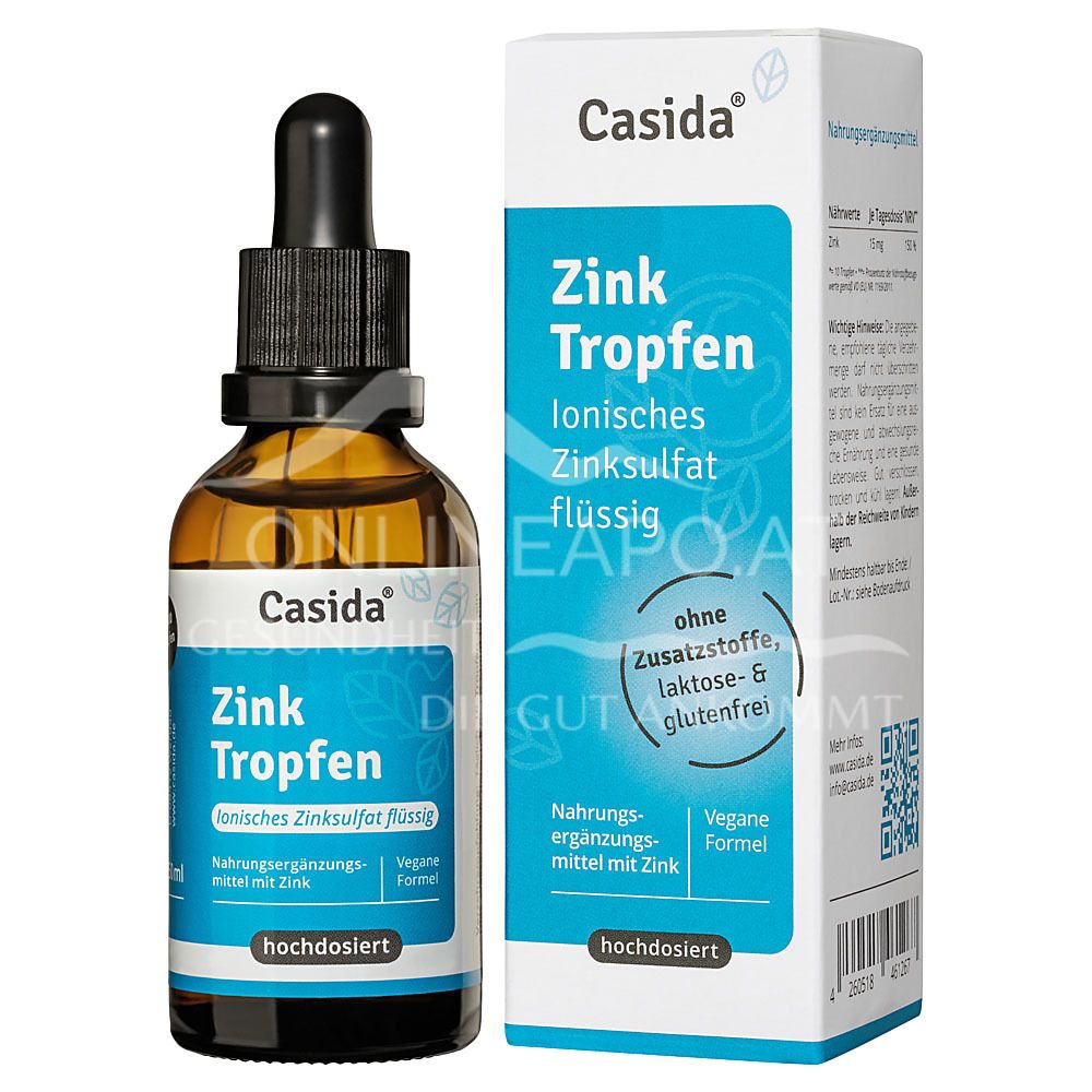 Casida Zink Tropfen - Ionisches Zinksulfat