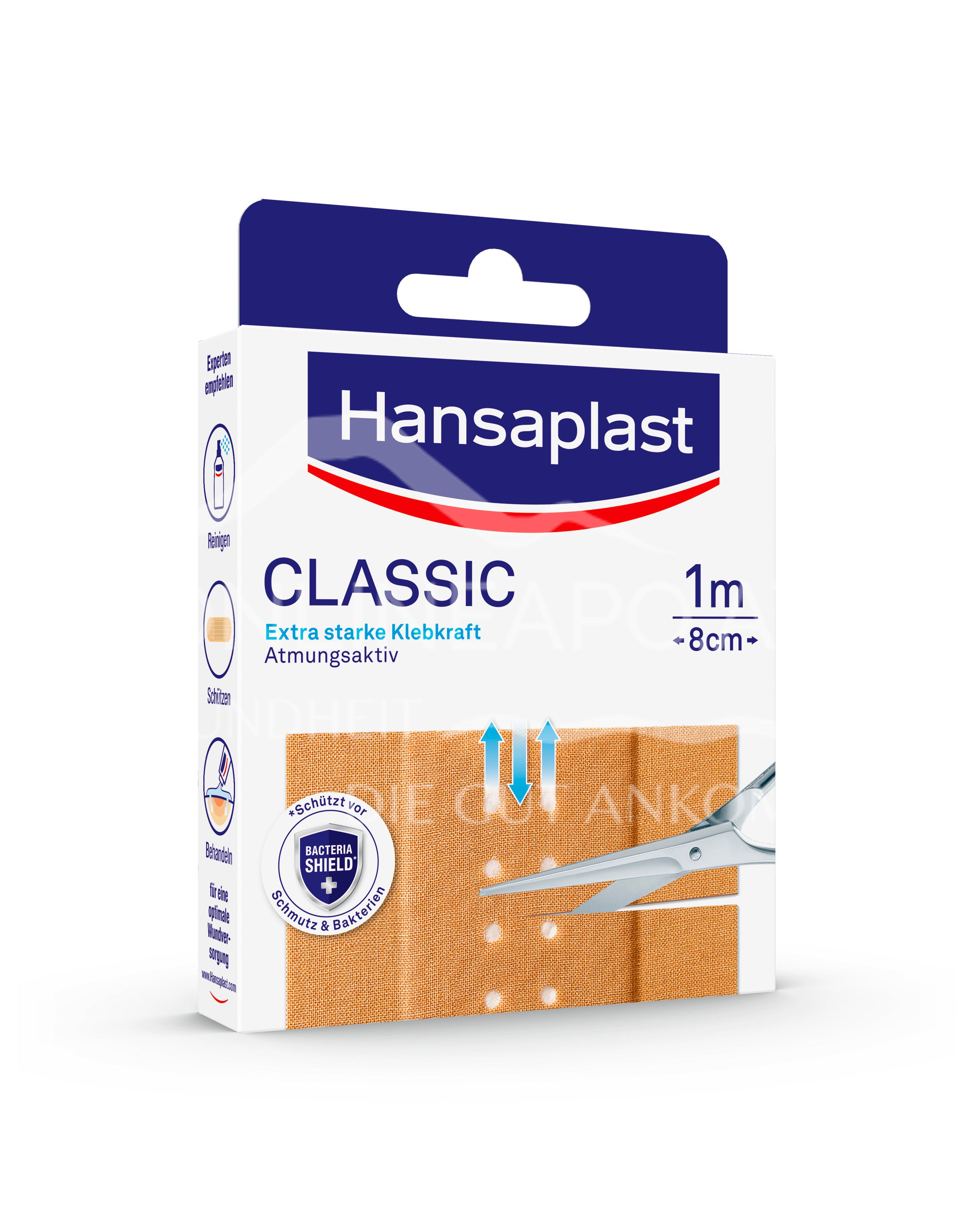 Hansaplast Classic Pflaster 8cm x 1m