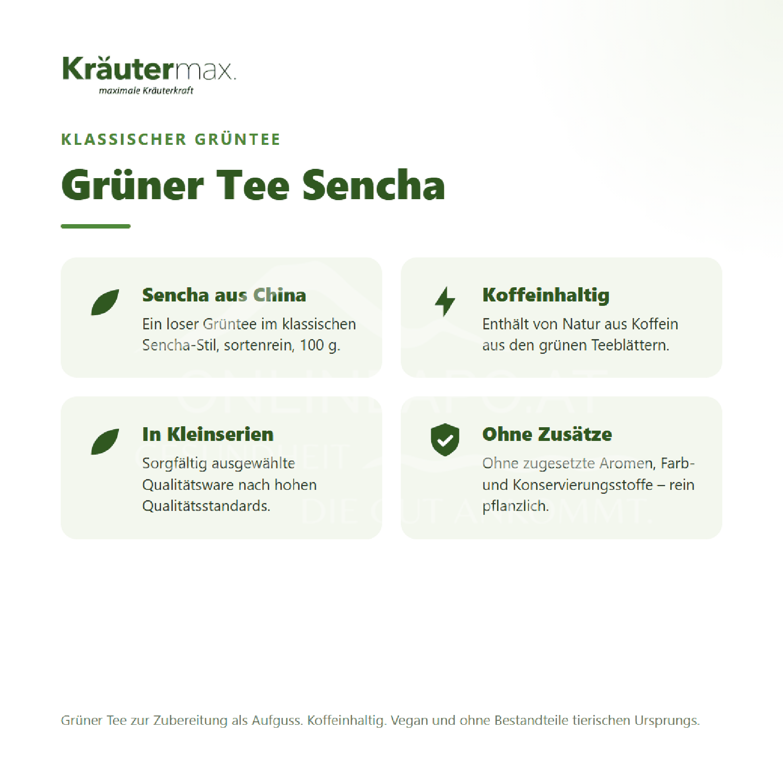 Kräutermax Grüner Tee Sencha