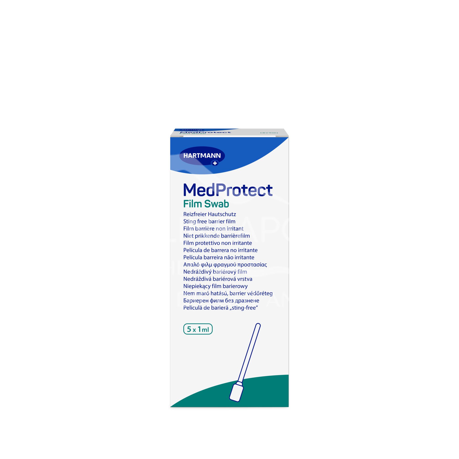 HARTMANN MedProtect Film Swab - Reizfreier Hautschutz 1 ml