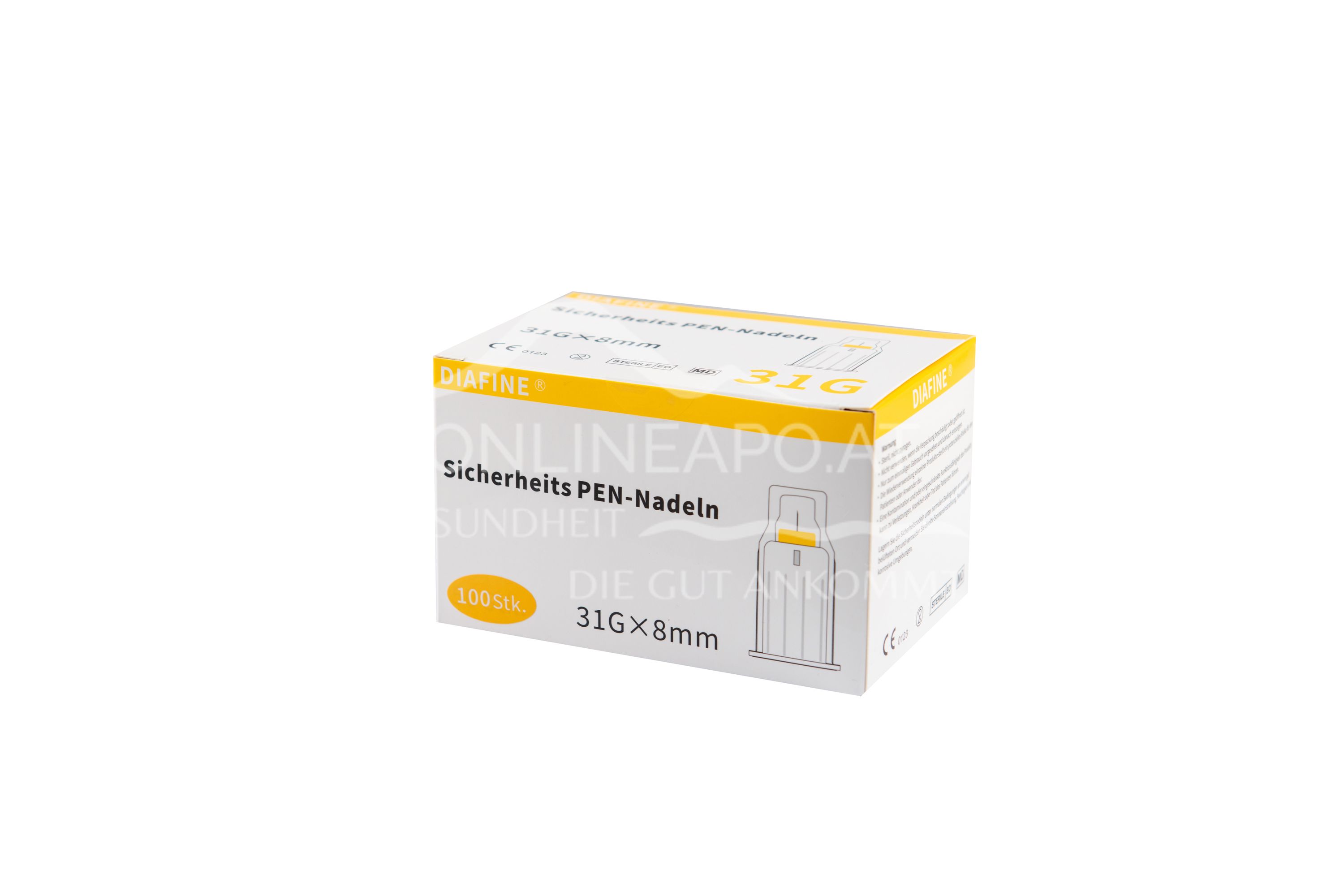 DIAFINE® Sicherheits-PEN Nadeln 31G x 8 mm