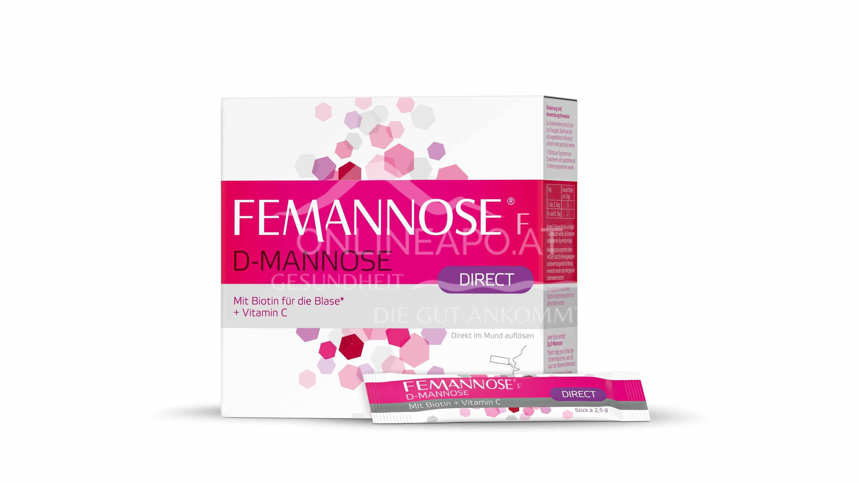 Femannose® F D-Mannose Direct Sticks