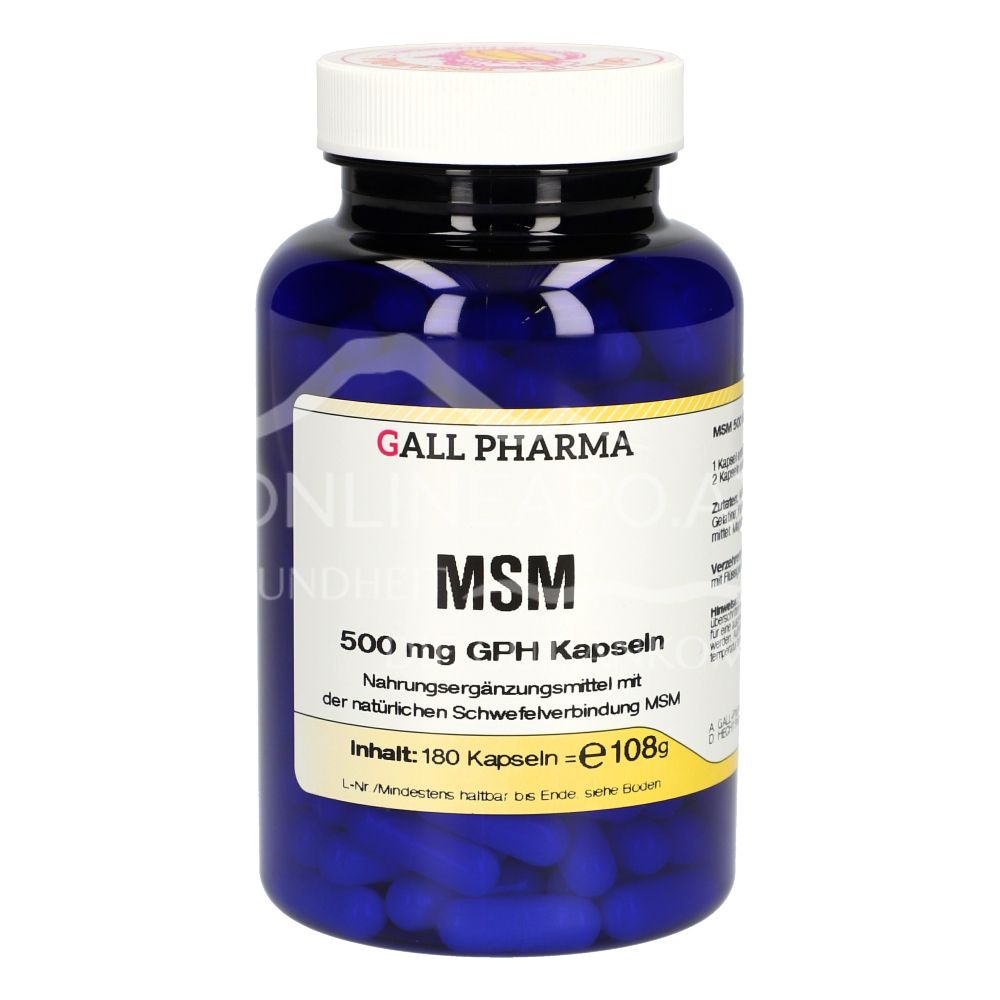 Gall Pharma MSM 500mg Kapseln