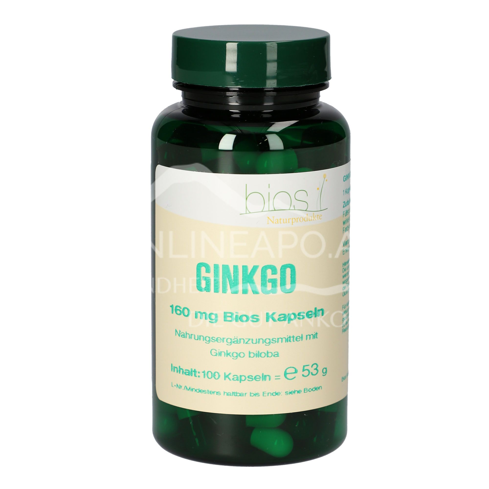 Bios Ginkgo 160 mg capsules