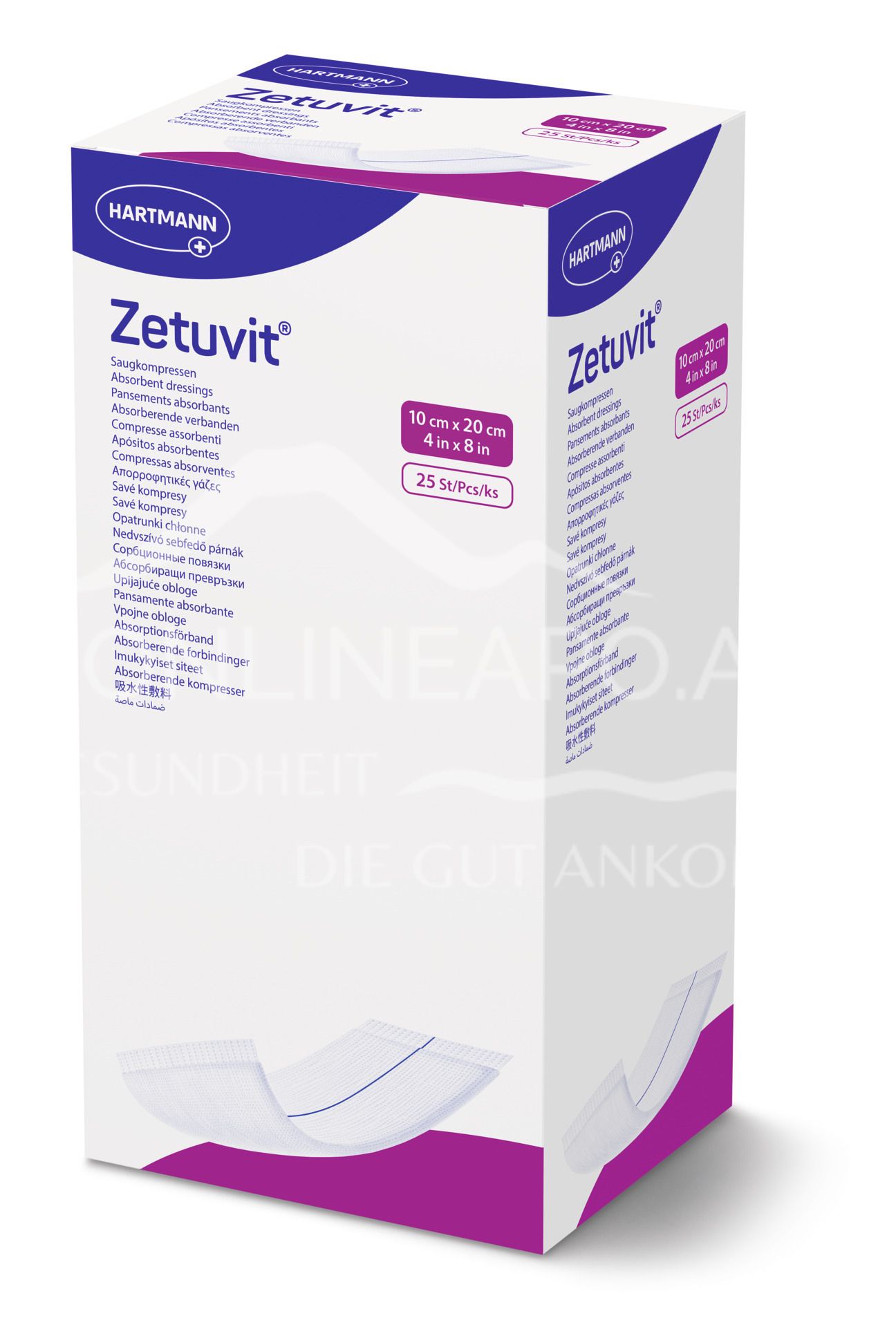 Zetuvit® sterile absorbent pads 10 x 20 cm