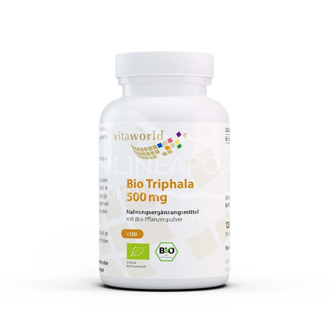 Vitaworld Organic Triphala 500 mg capsules