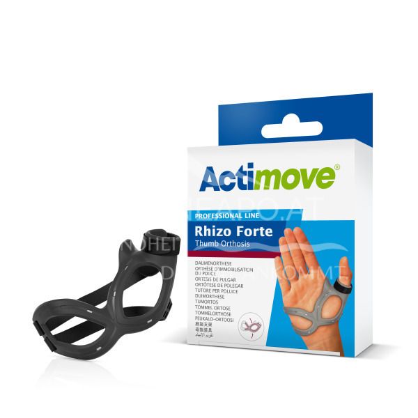 Actimove® Professional Line Rhizo Forte Daumenorthese - Schwarz, Links - Größe Medium