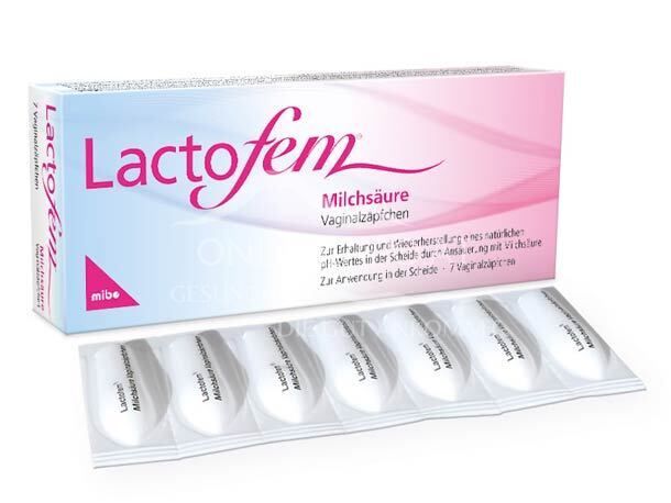 Lactofem® Milchsäure Vaginalzäpfchen