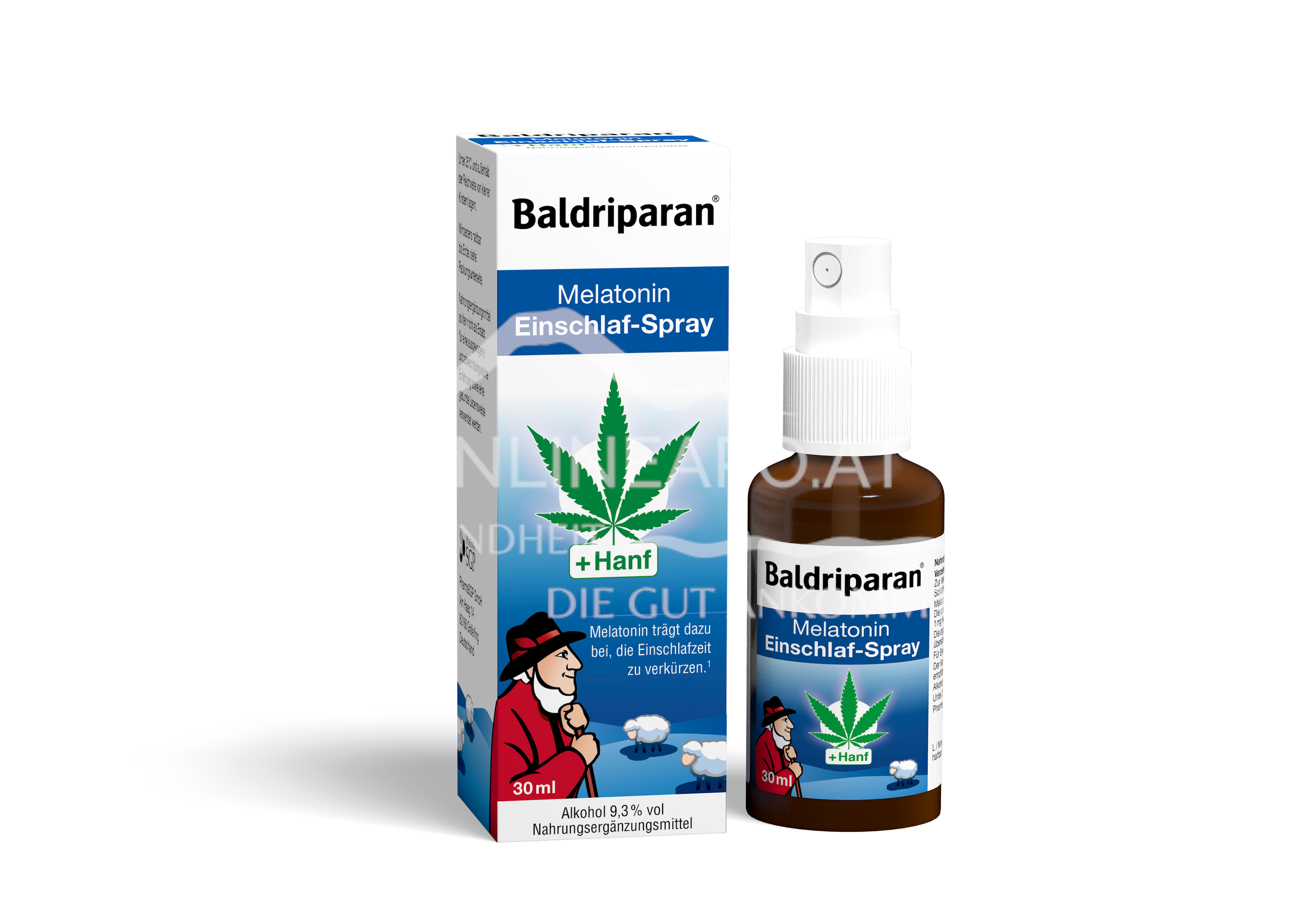Baldriparan® Einschlaf-Spray mit Melatonin + Hanf