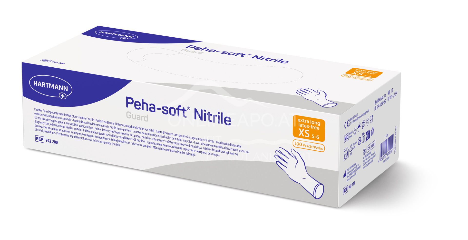 Peha-soft® nitrile guard powderfree Untersuchungs- und Schutzhandschuh