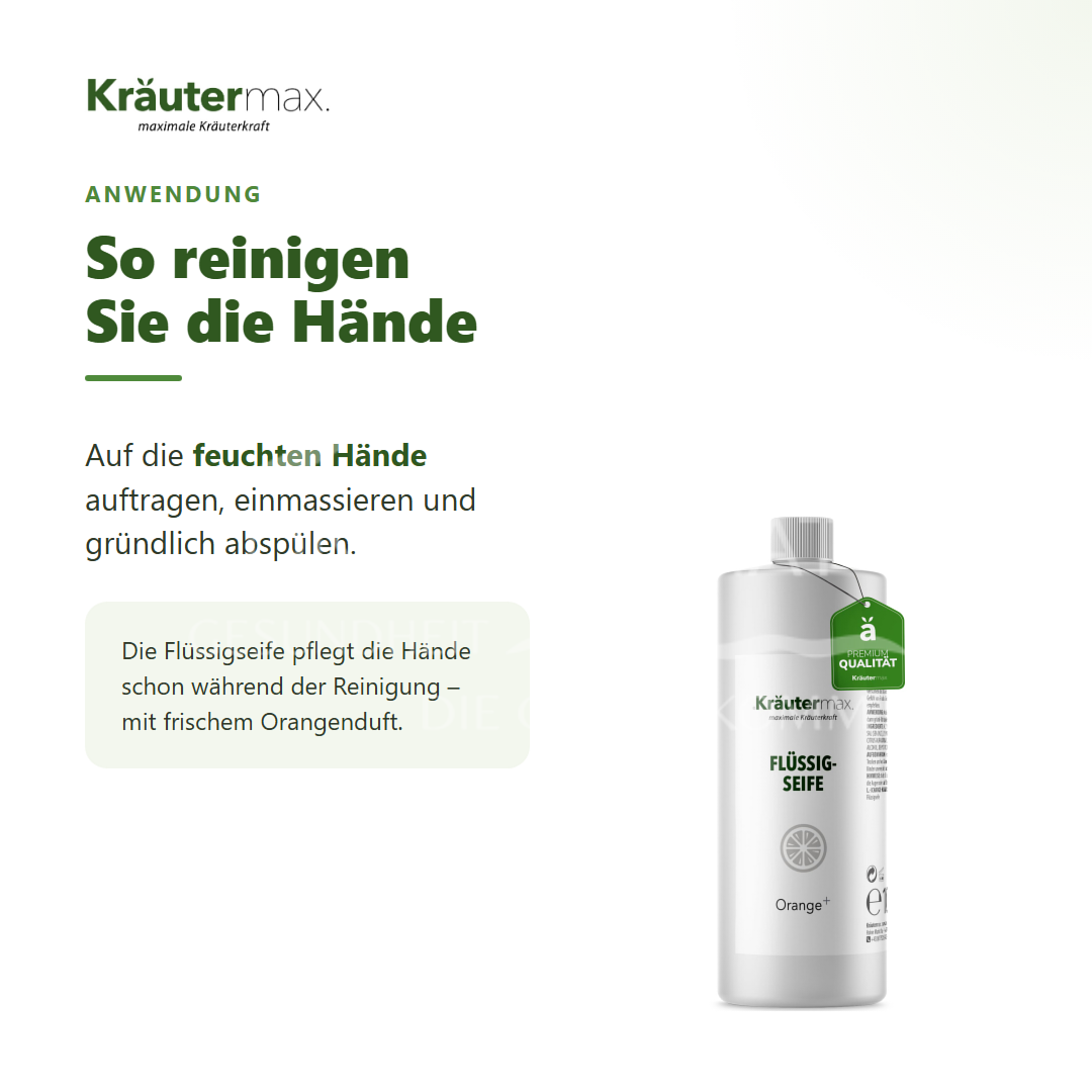 Kräutermax Orangen Seife flüssig