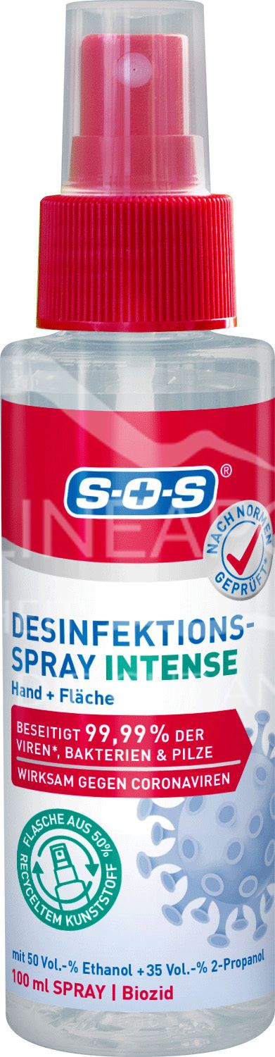 SOS® Desinfektions-Spray Intense - Hand + Fläche