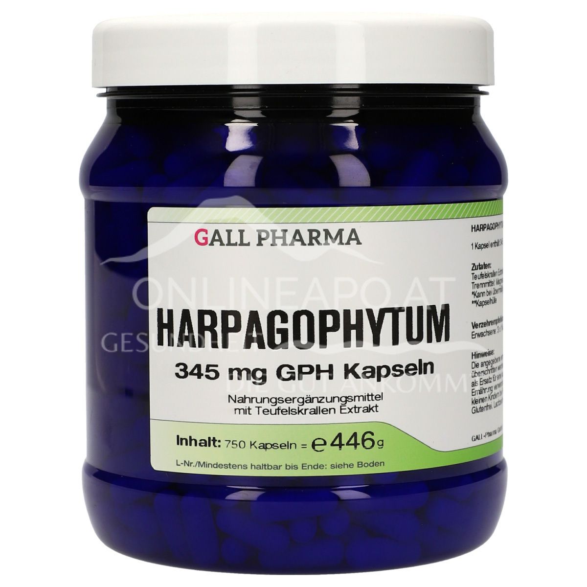 Gall Pharma Harpagophytum 345 mg Kapseln