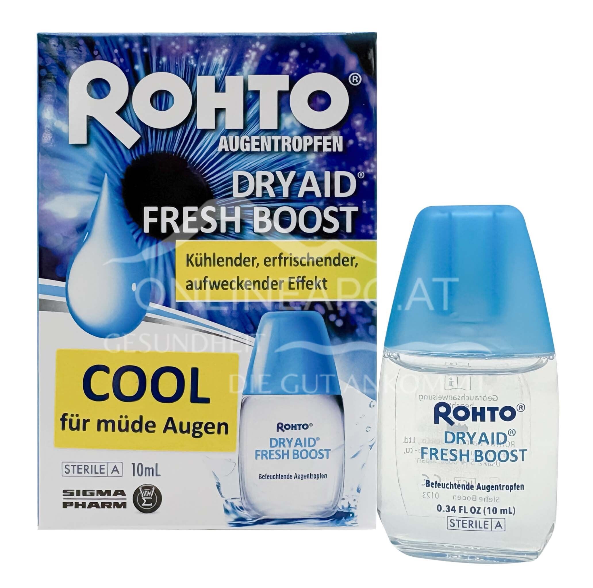 Rohto® Dry Aid® Fresh Boost eye drops - multi-dose