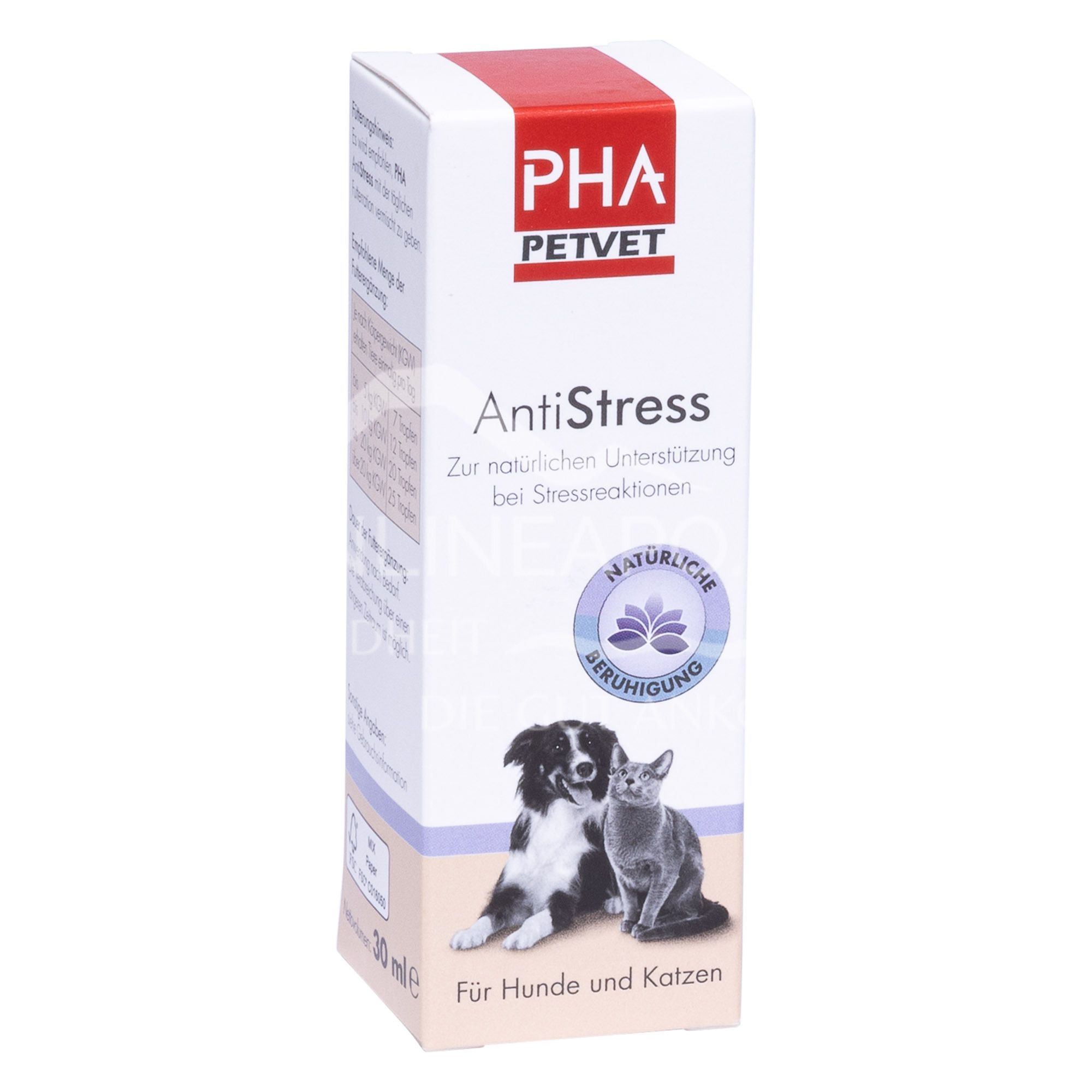 PHA PetVet AntiStress Tropfen für Hunde und Katzen