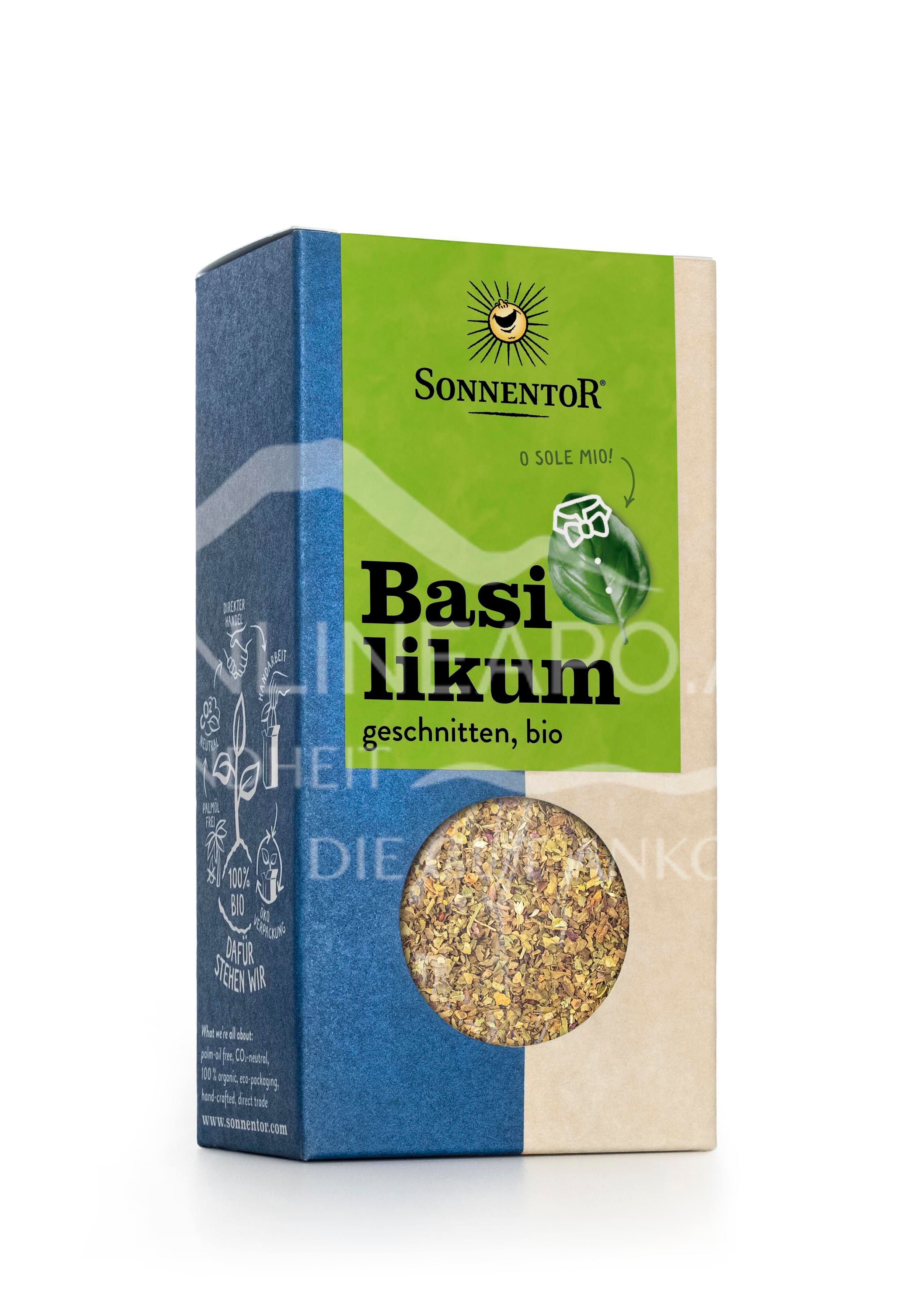 Sonnentor basil cut, organic