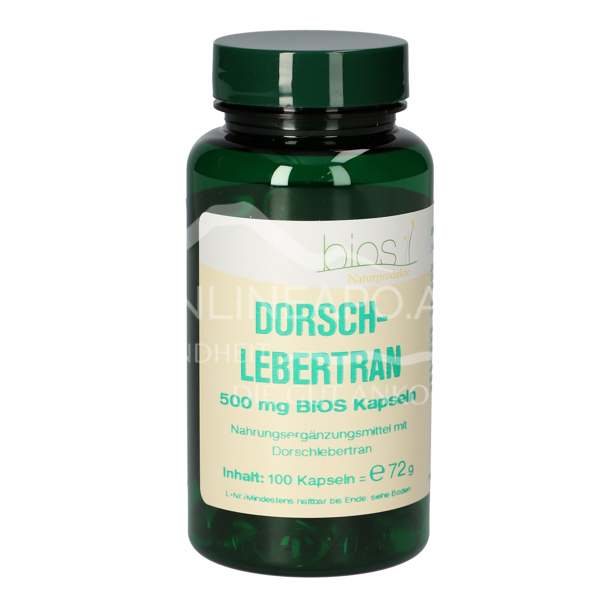 Bios Dorschlebertran 500 mg Kapseln