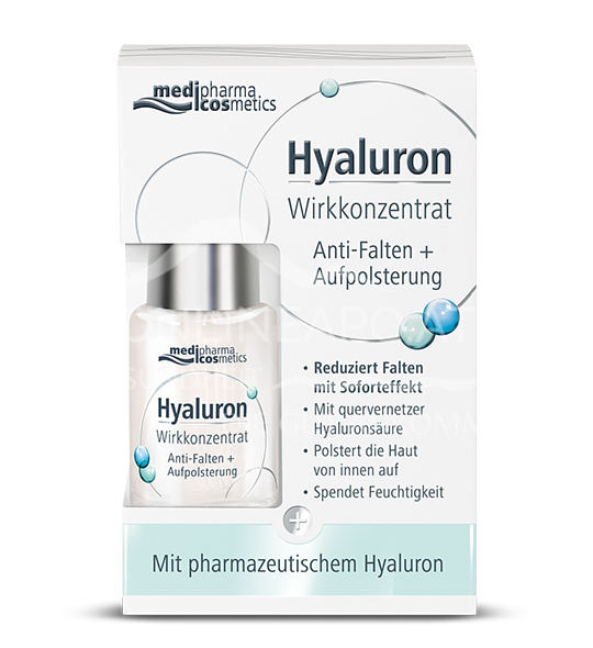 medipharma cosmetics Hyaluron Wirkkonzentrat Anti-Falten + Aufpolsterung Serum