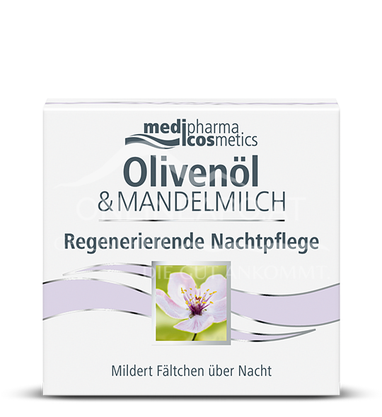 medipharma cosmetics Olivenöl & Mandelmilch Regenerierende Nachtpflege