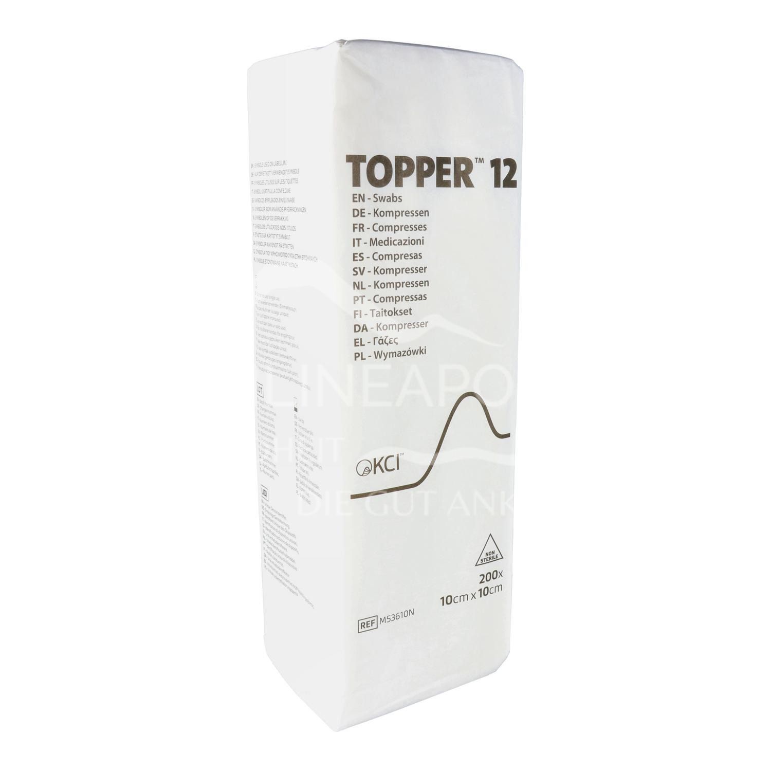 3M Topper 12 unsterile Kompressen 10 x 10 cm